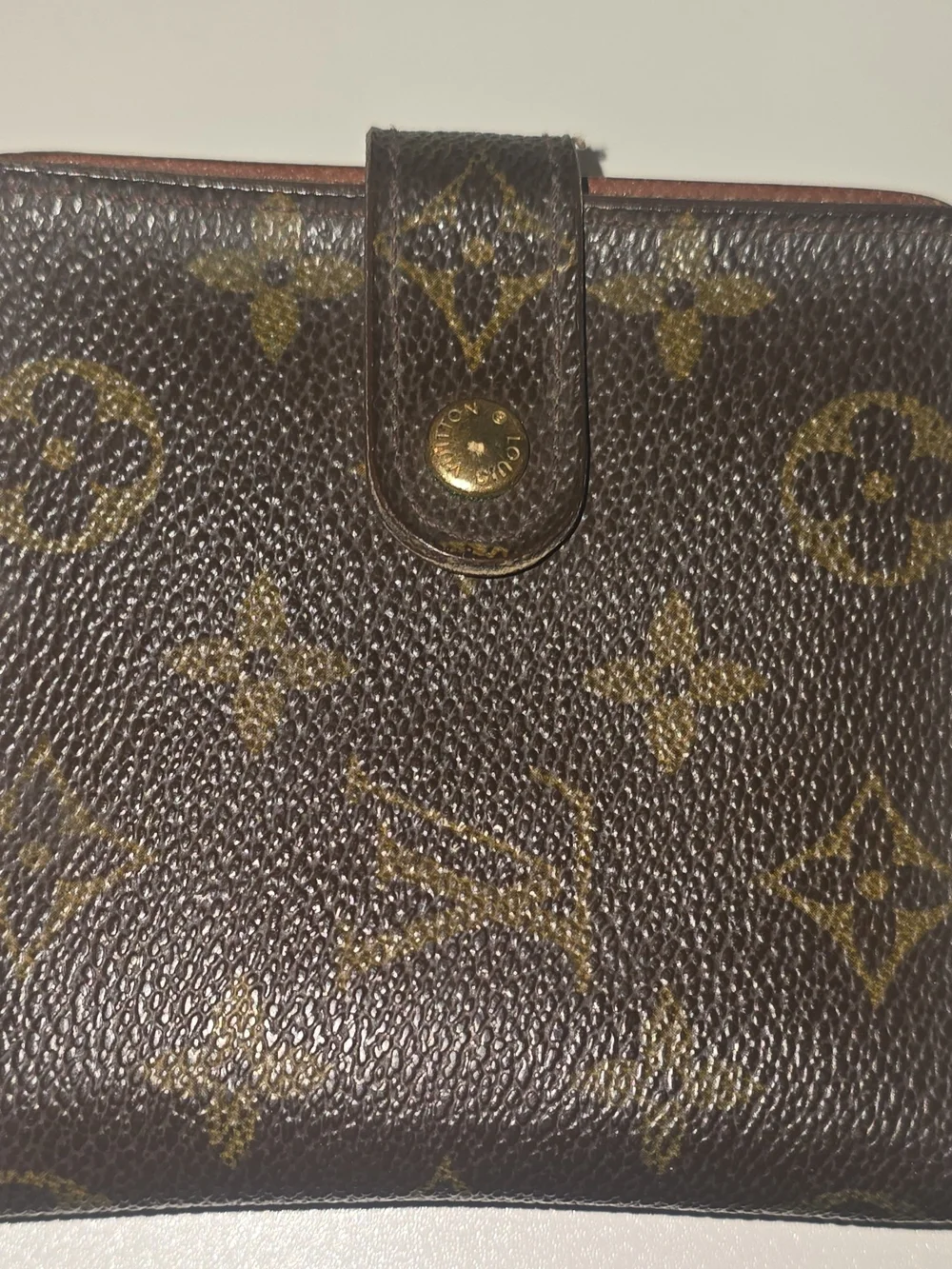 Louis Vuitton Monogram Brown Zip-Around Unisex Wallet Logo Zipper Snap - Picture 11 of 12